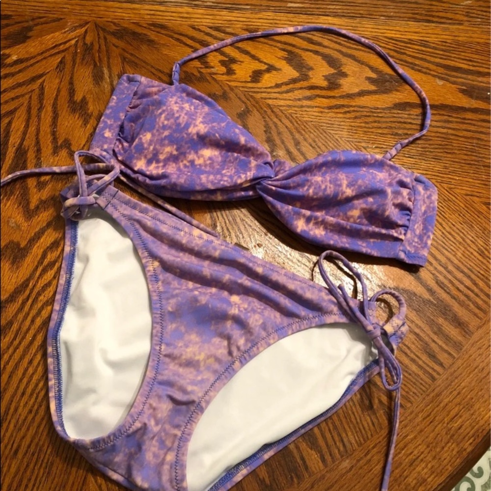 Victoria’s Secret bikini Pink Purple Tie Dye